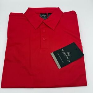Stormtech PG-1 Eclipse H2X-DRY Polo Men’s Small Red Golf Performance Shirt NEW